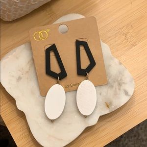 Black & White Geo Earrings
